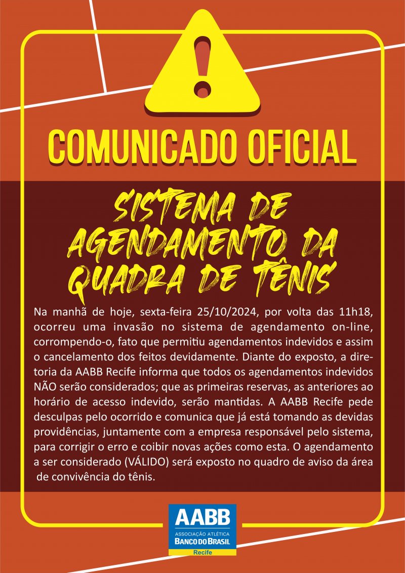 TNIS - AGENDAMENTO