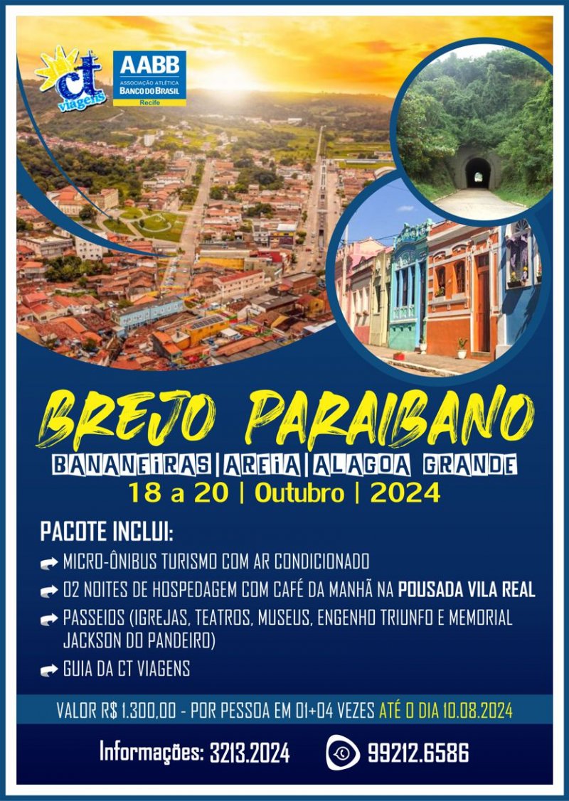 TURISMO - BREJO PARAIBANO